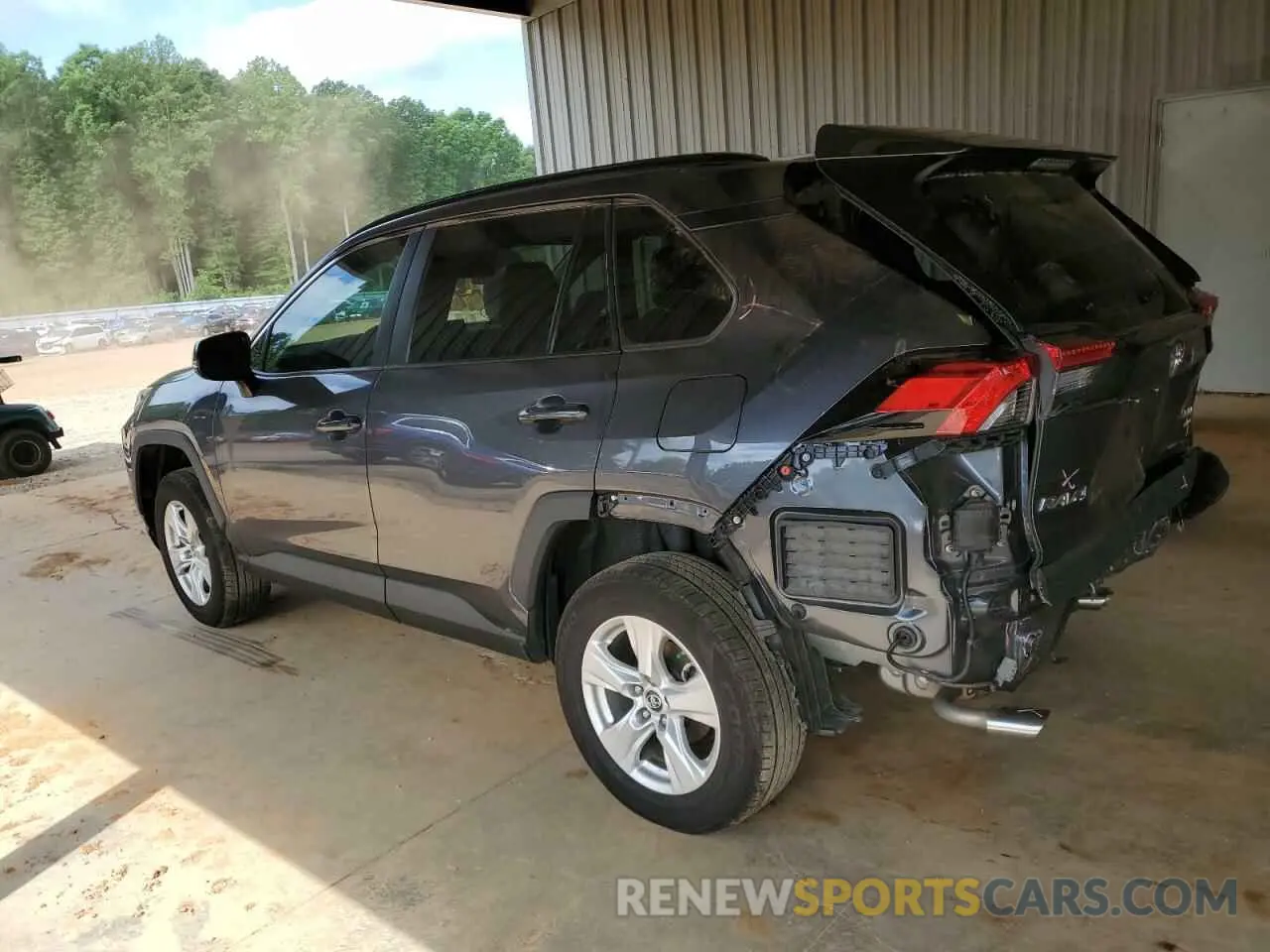2 Photograph of a damaged car 2T3W1RFVXKW051423 TOYOTA RAV4 2019