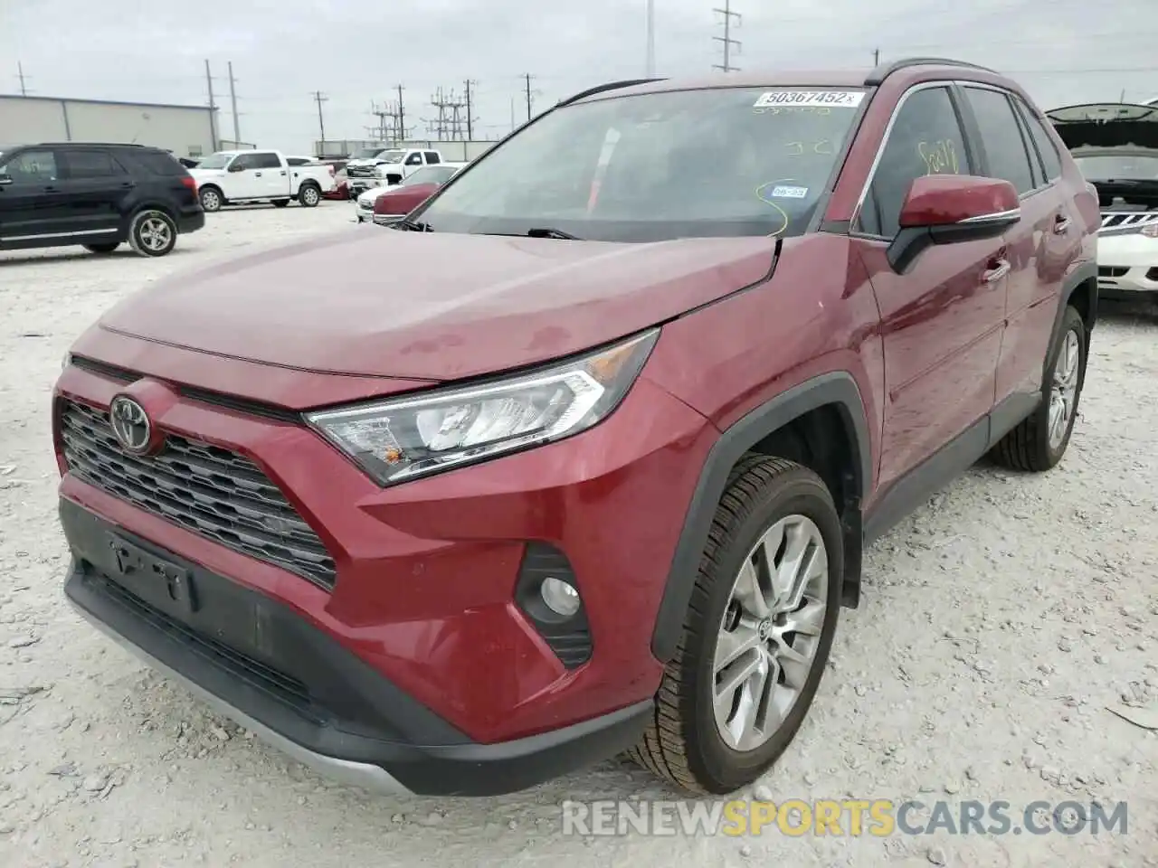 2 Photograph of a damaged car 2T3Y1RFV0KW033070 TOYOTA RAV4 2019