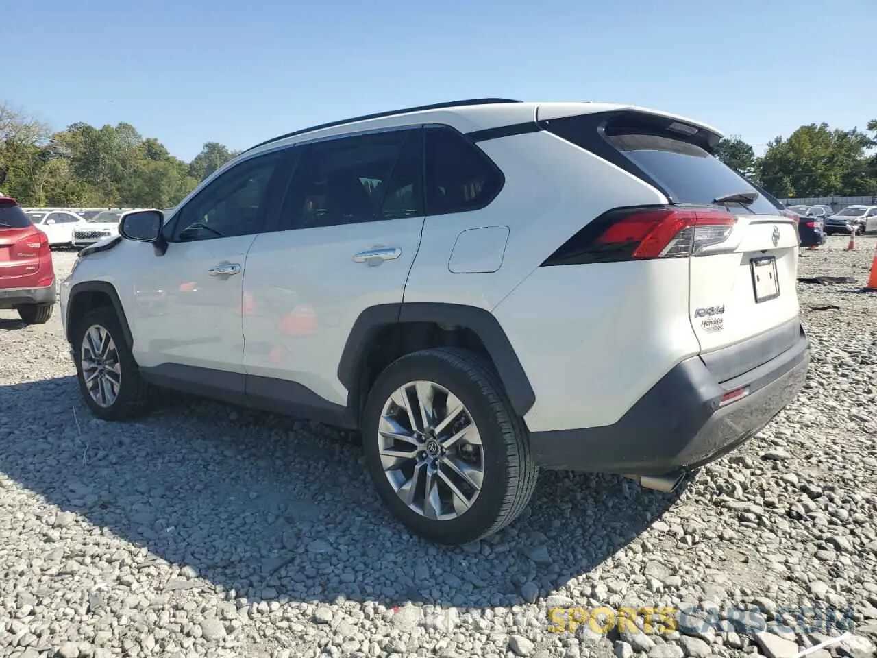2 Photograph of a damaged car 2T3Y1RFV3KC013459 TOYOTA RAV4 2019