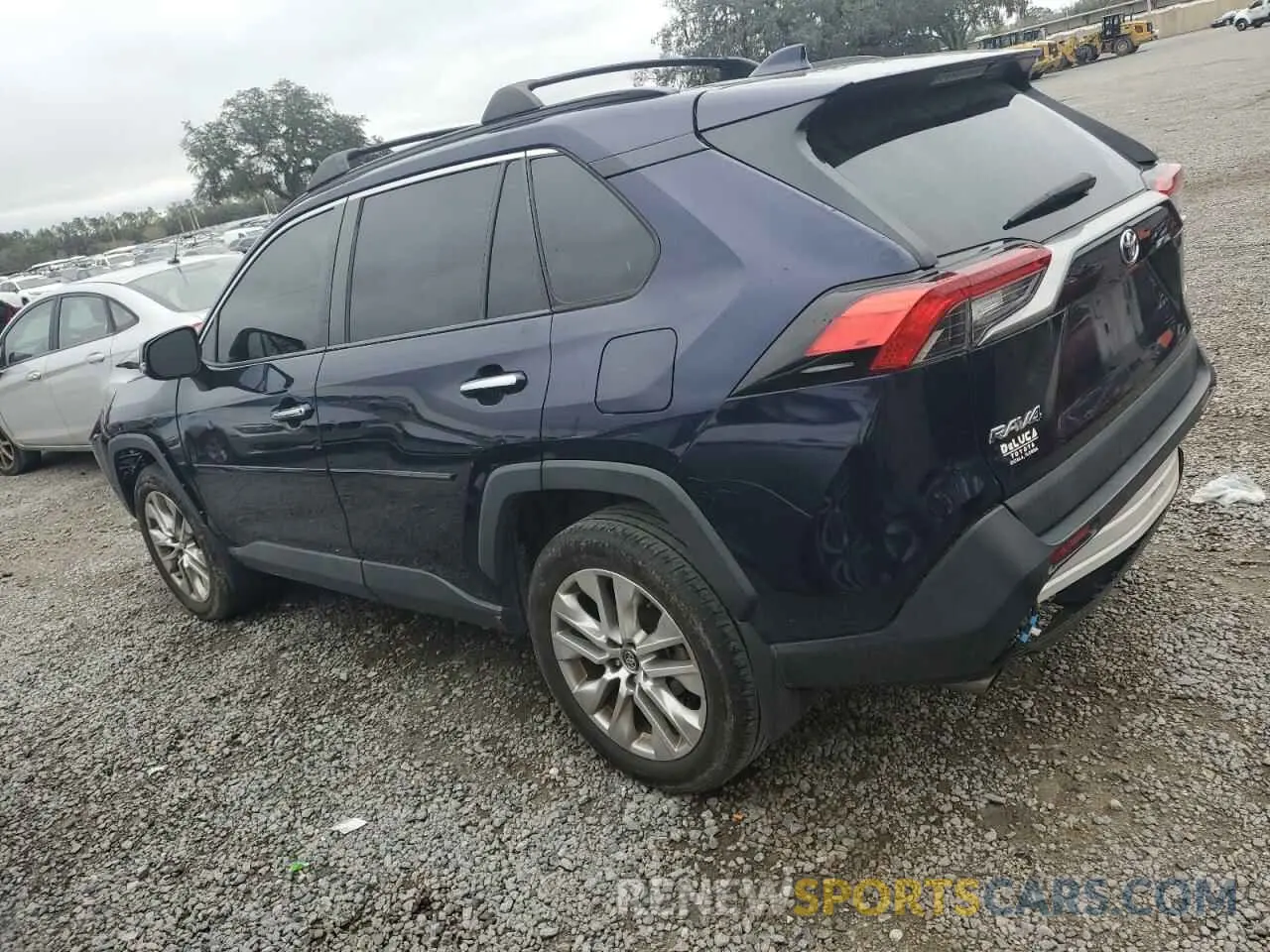 2 Photograph of a damaged car 2T3Y1RFV4KW049823 TOYOTA RAV4 2019