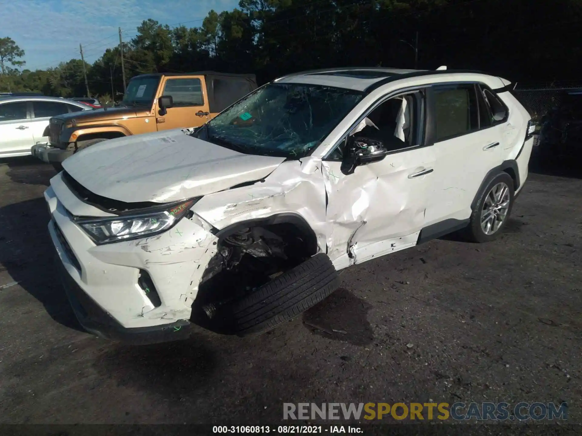 6 Photograph of a damaged car 2T3Y1RFV5KW028334 TOYOTA RAV4 2019