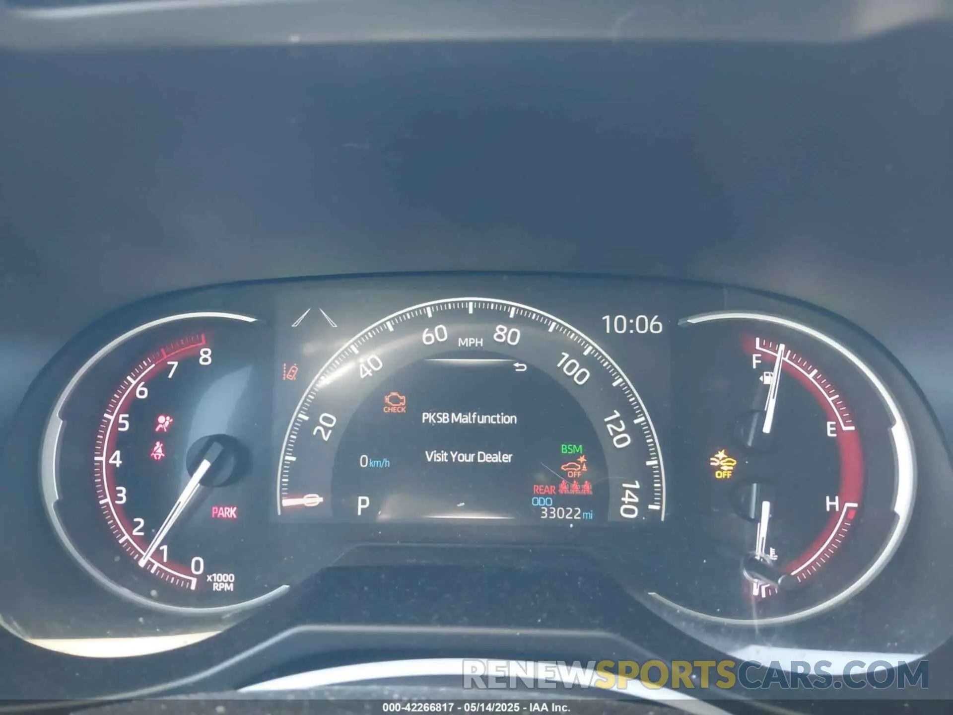 7 Photograph of a damaged car 2T3Y1RFV6KW030416 TOYOTA RAV4 2019
