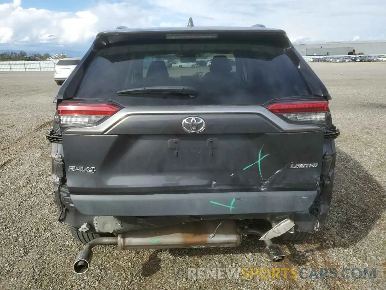 6 Photograph of a damaged car 2T3Y1RFV7KW009123 TOYOTA RAV4 2019
