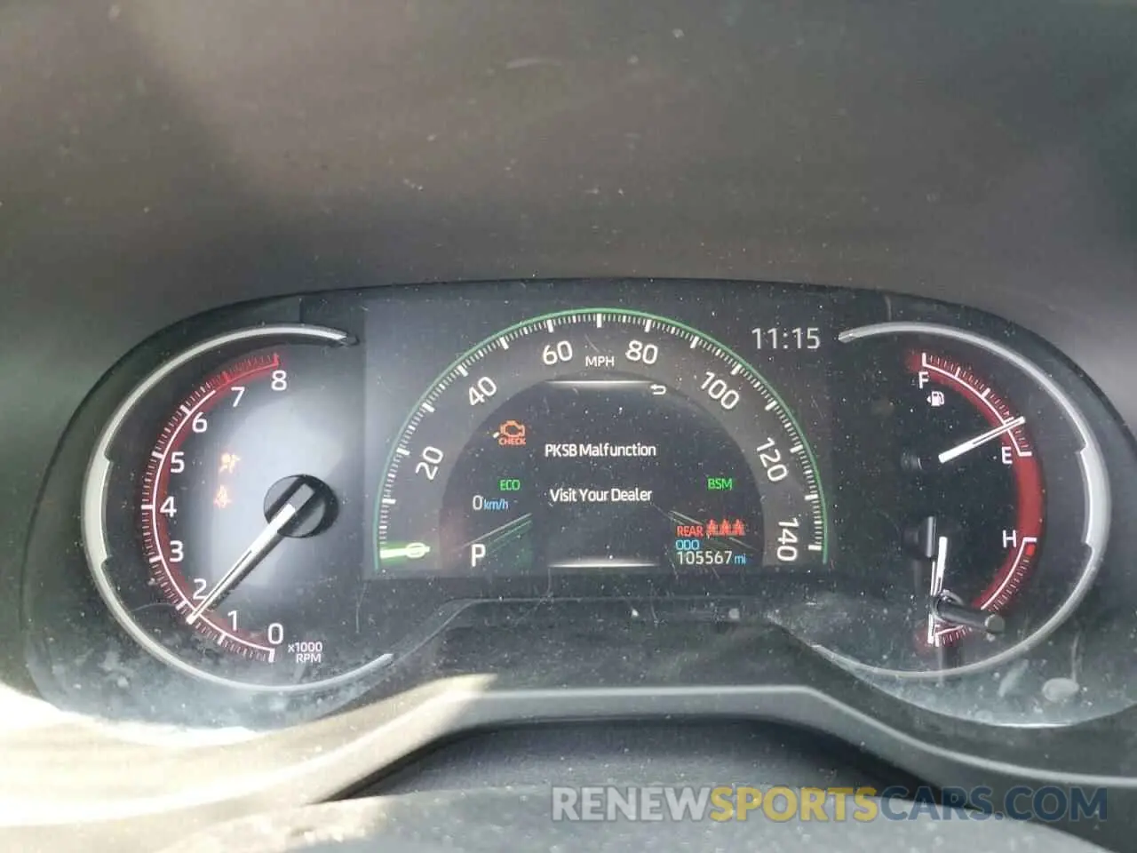 9 Photograph of a damaged car 2T3Y1RFV8KW001712 TOYOTA RAV4 2019