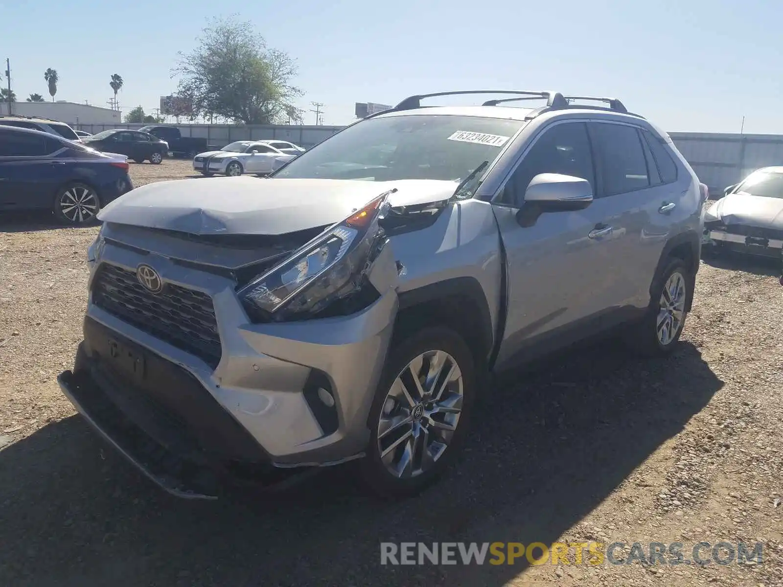 2 Photograph of a damaged car 2T3Y1RFV9KW022777 TOYOTA RAV4 2019