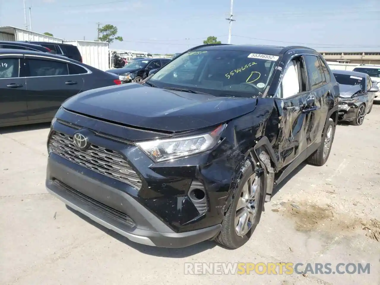 2 Photograph of a damaged car 2T3Y1RFV9KW033102 TOYOTA RAV4 2019