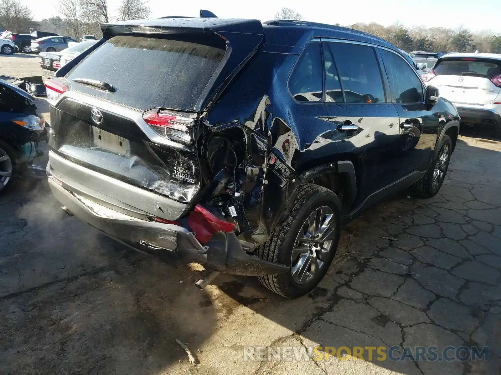 4 Photograph of a damaged car 2T3Y1RFVXKC010185 TOYOTA RAV4 2019