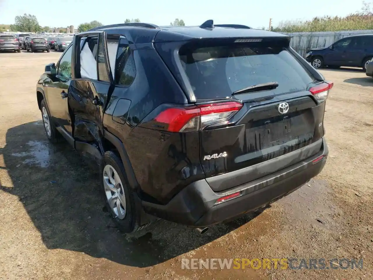 3 Photograph of a damaged car 2T3Z1RFV4KC004094 TOYOTA RAV4 2019