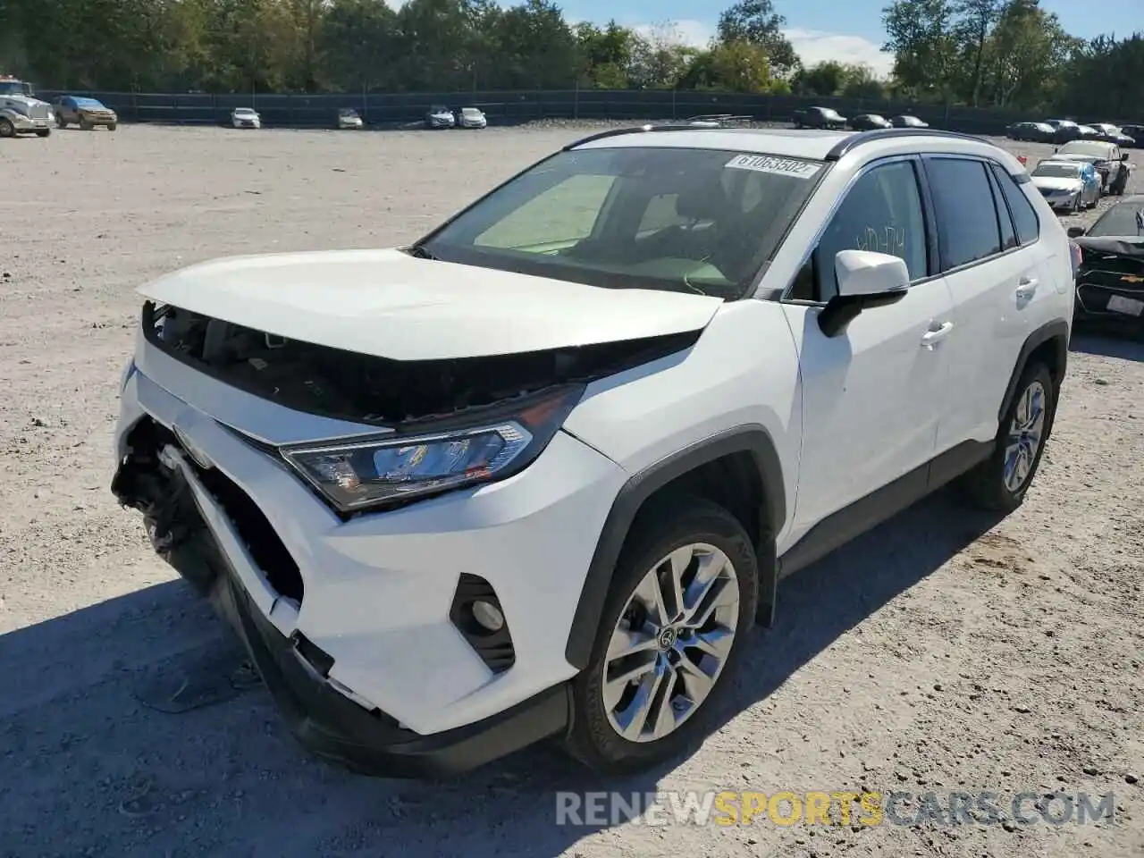 2 Photograph of a damaged car JTMA1RFV0KD006997 TOYOTA RAV4 2019