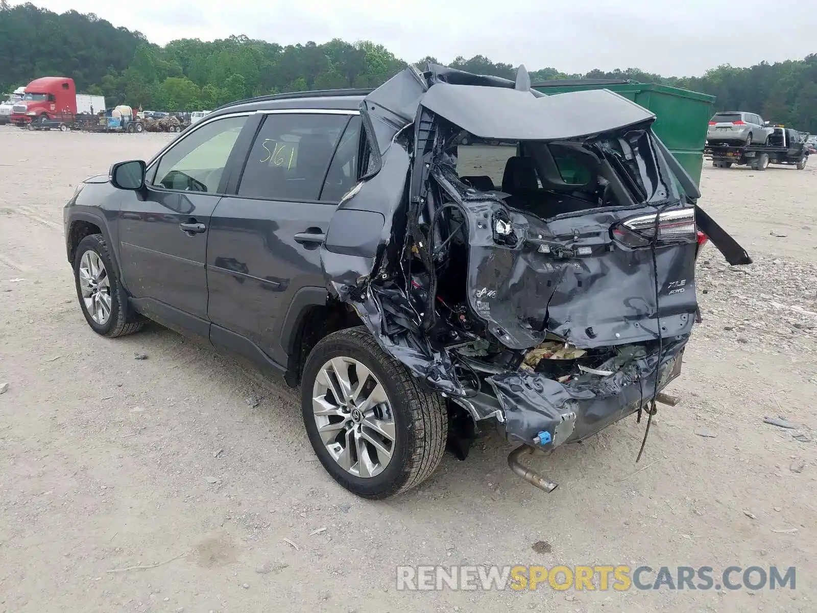 3 Photograph of a damaged car JTMA1RFV0KD018454 TOYOTA RAV4 2019