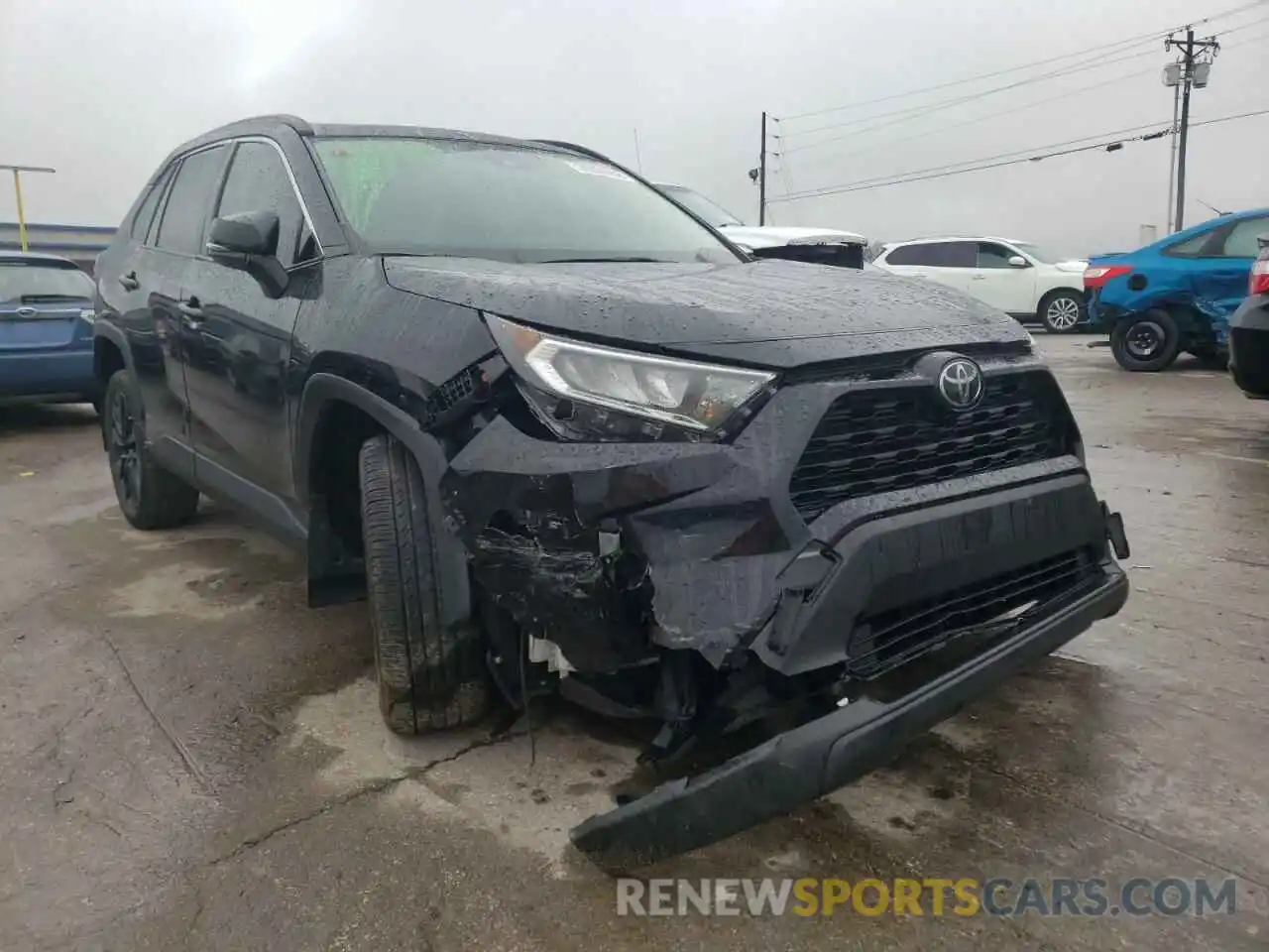 1 Photograph of a damaged car JTMA1RFV0KD511499 TOYOTA RAV4 2019