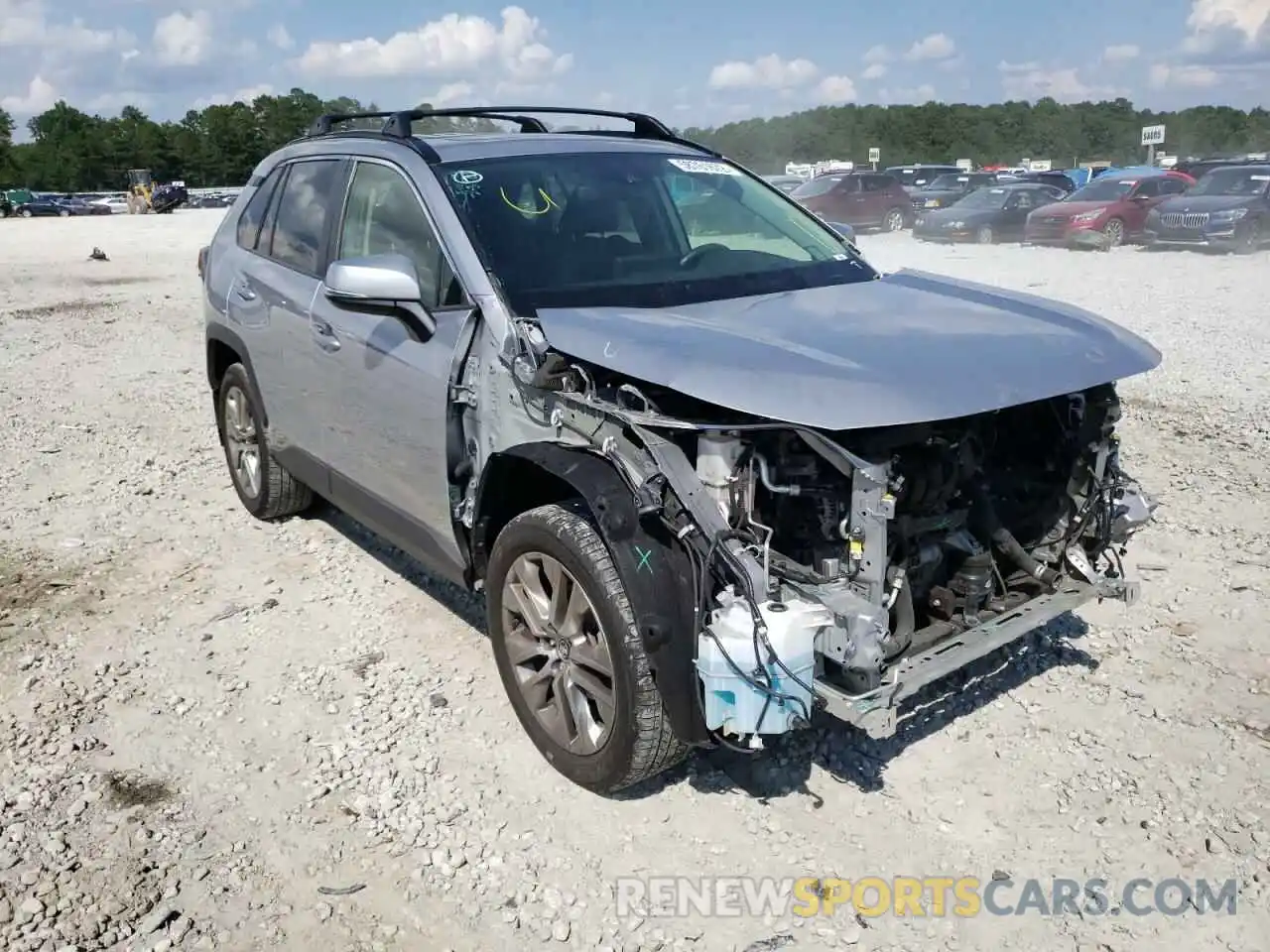 1 Photograph of a damaged car JTMA1RFV1KD021170 TOYOTA RAV4 2019