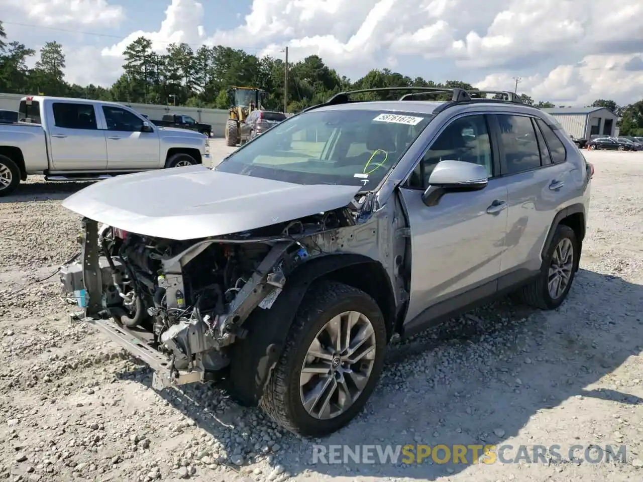 2 Photograph of a damaged car JTMA1RFV1KD021170 TOYOTA RAV4 2019