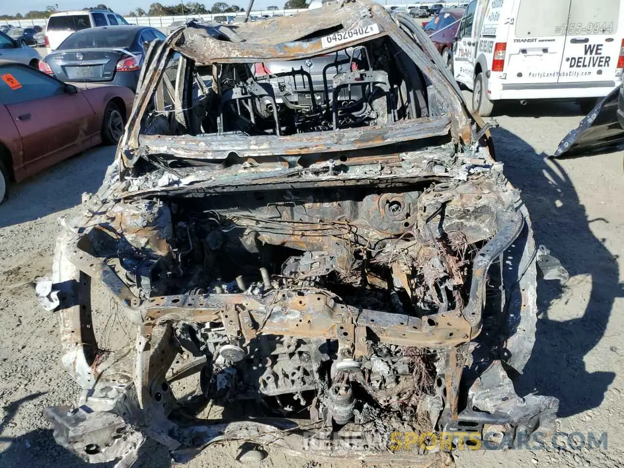 7 Photograph of a damaged car JTMA1RFV1KD027258 TOYOTA RAV4 2019