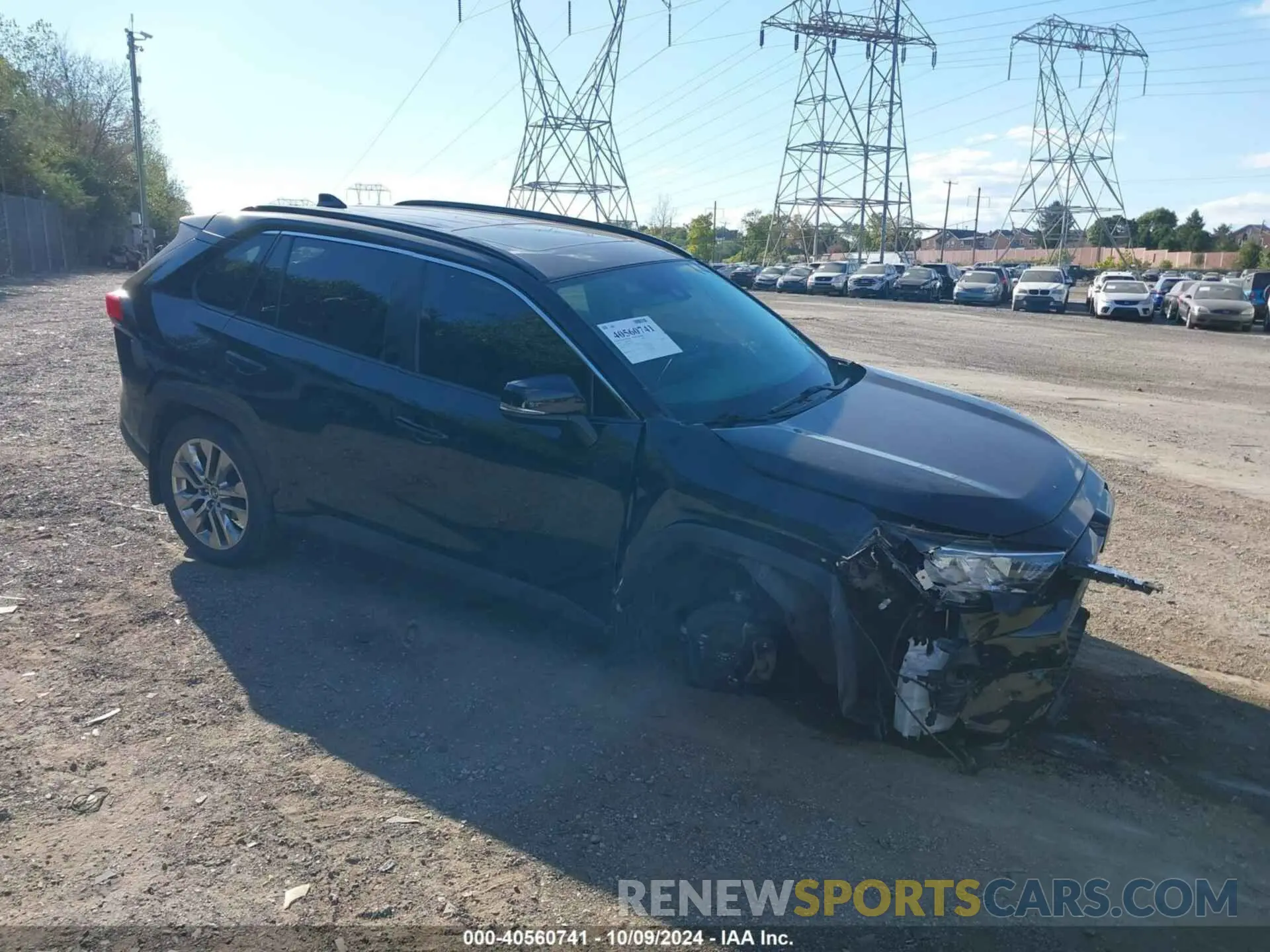 1 Photograph of a damaged car JTMA1RFV1KJ010879 TOYOTA RAV4 2019