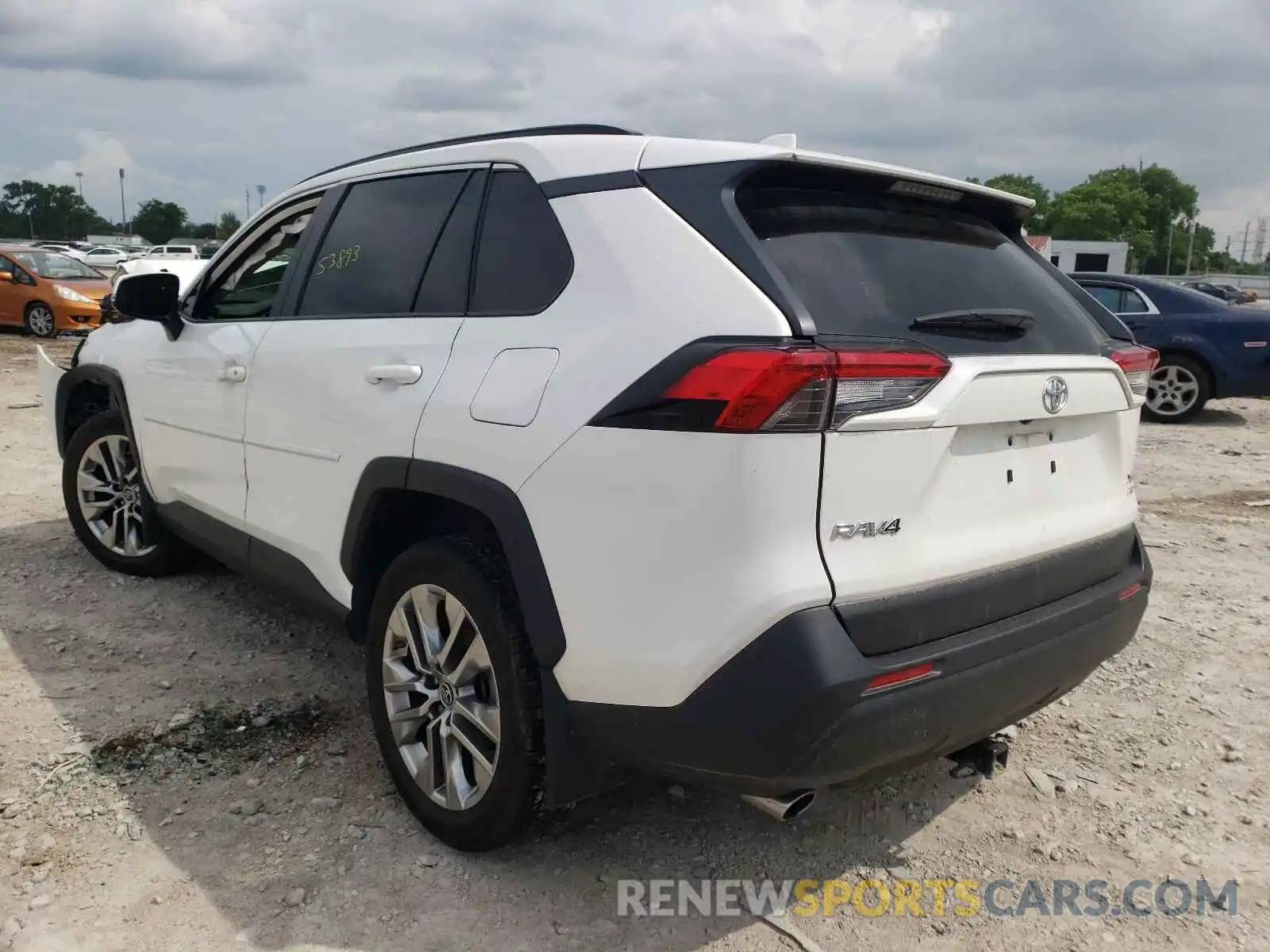 3 Photograph of a damaged car JTMA1RFV2KD003647 TOYOTA RAV4 2019