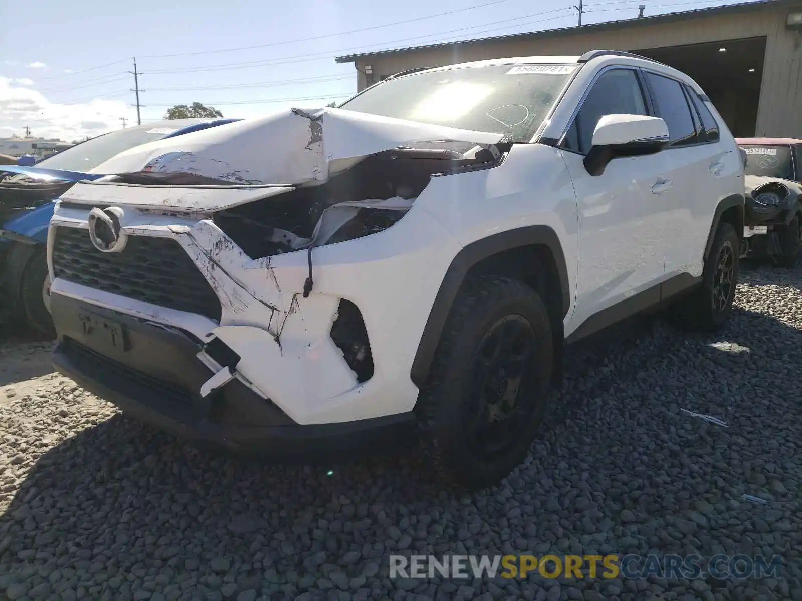 2 Photograph of a damaged car JTMA1RFV2KD011389 TOYOTA RAV4 2019