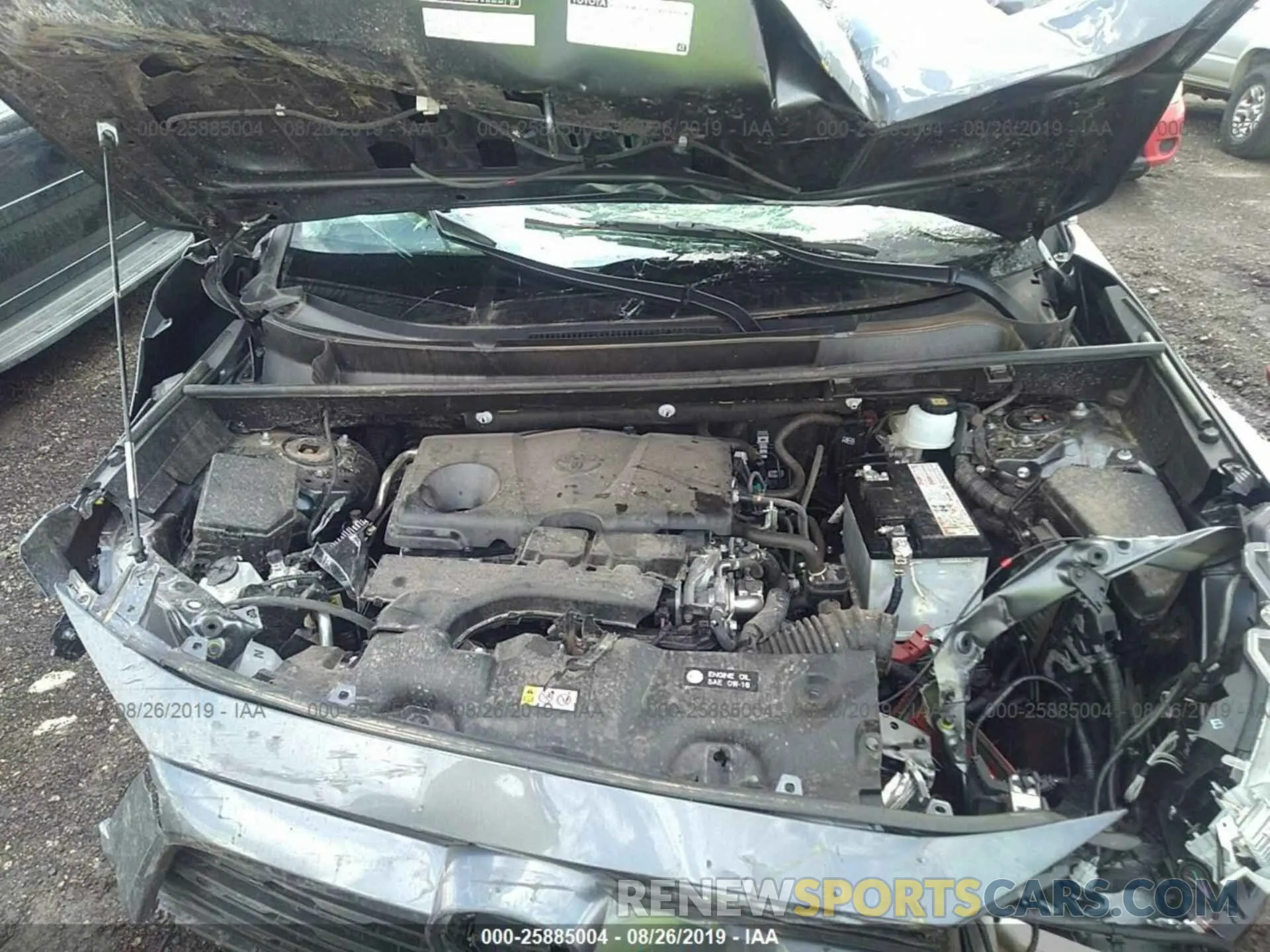 10 Photograph of a damaged car JTMA1RFV2KD012297 TOYOTA RAV4 2019