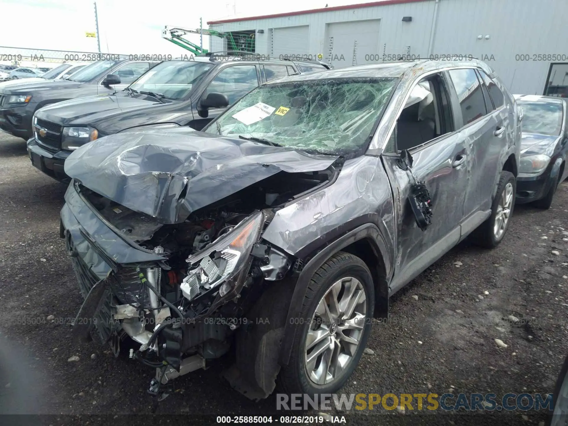2 Photograph of a damaged car JTMA1RFV2KD012297 TOYOTA RAV4 2019