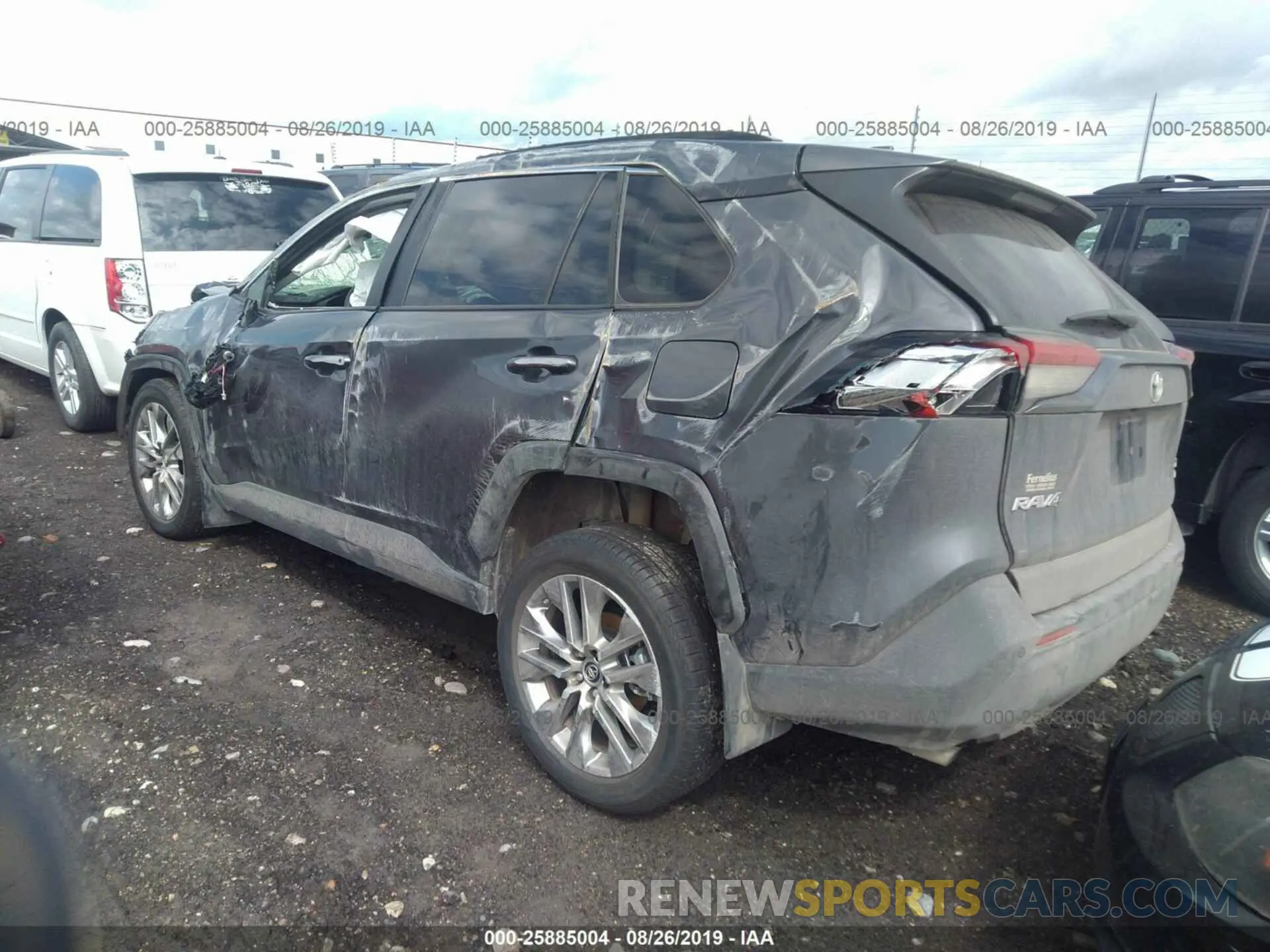 3 Photograph of a damaged car JTMA1RFV2KD012297 TOYOTA RAV4 2019