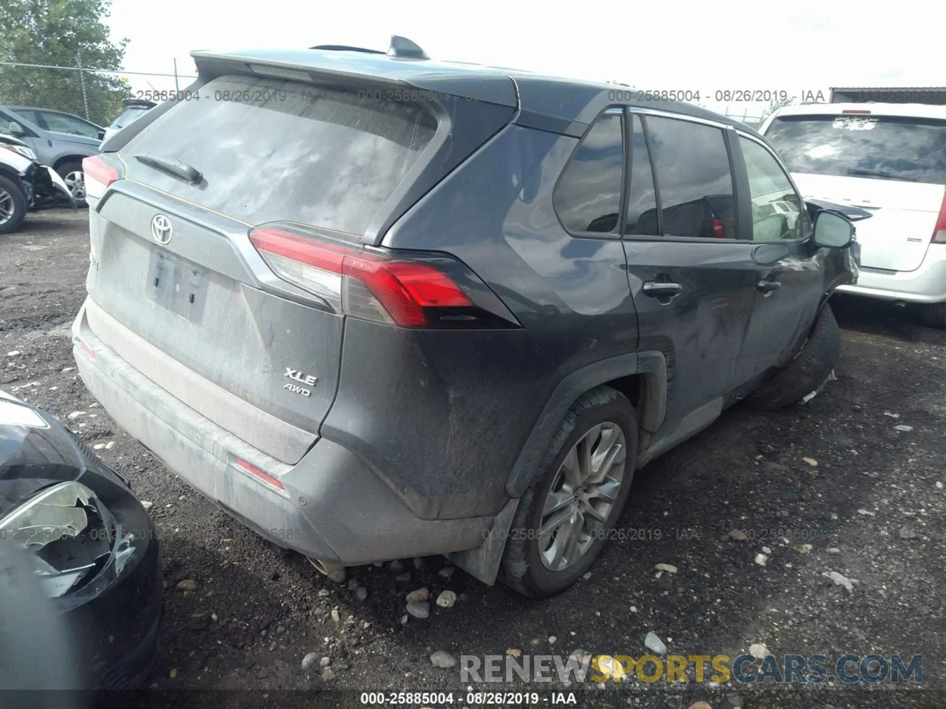 4 Photograph of a damaged car JTMA1RFV2KD012297 TOYOTA RAV4 2019