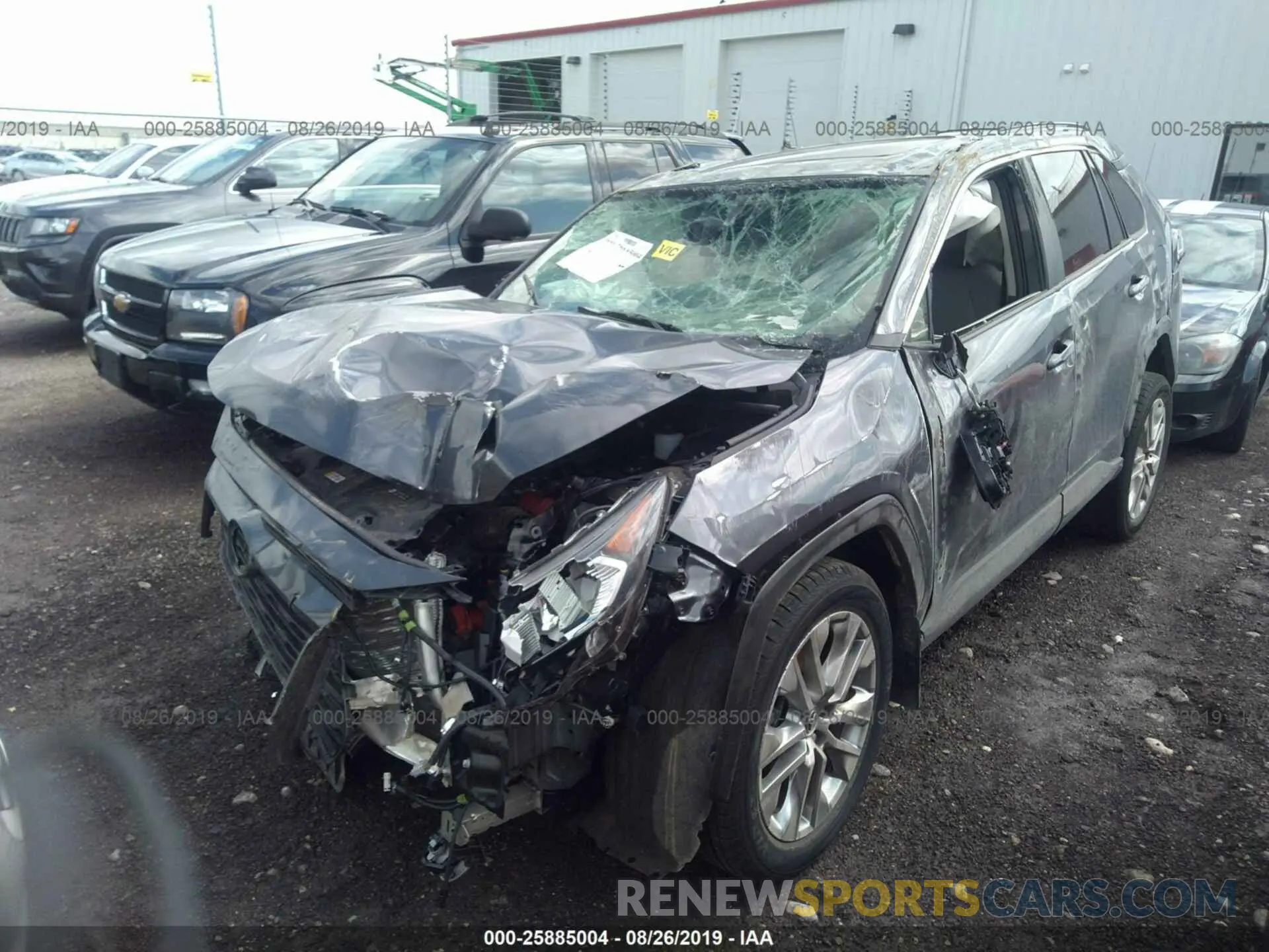6 Photograph of a damaged car JTMA1RFV2KD012297 TOYOTA RAV4 2019