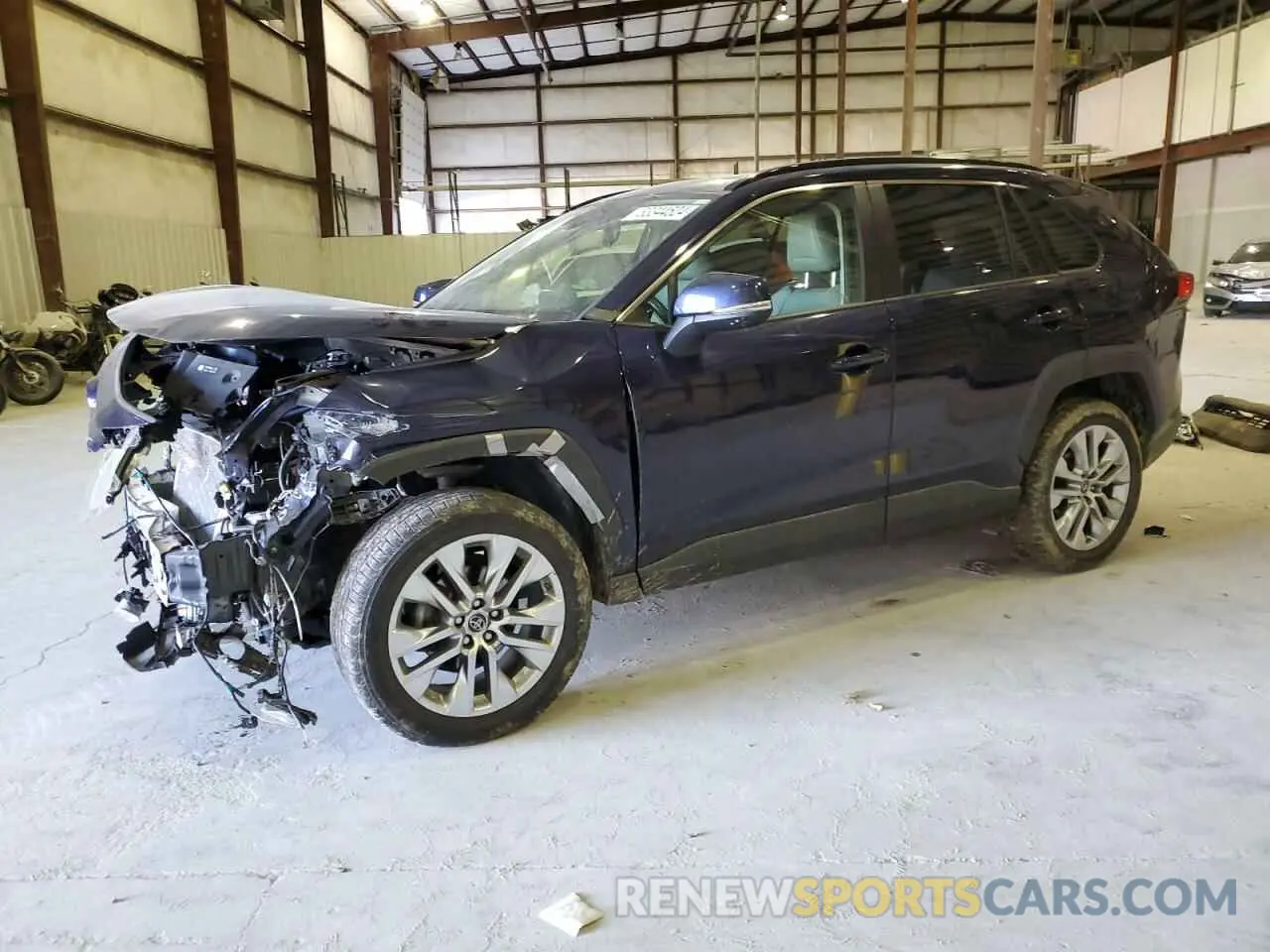 1 Photograph of a damaged car JTMA1RFV2KD033361 TOYOTA RAV4 2019