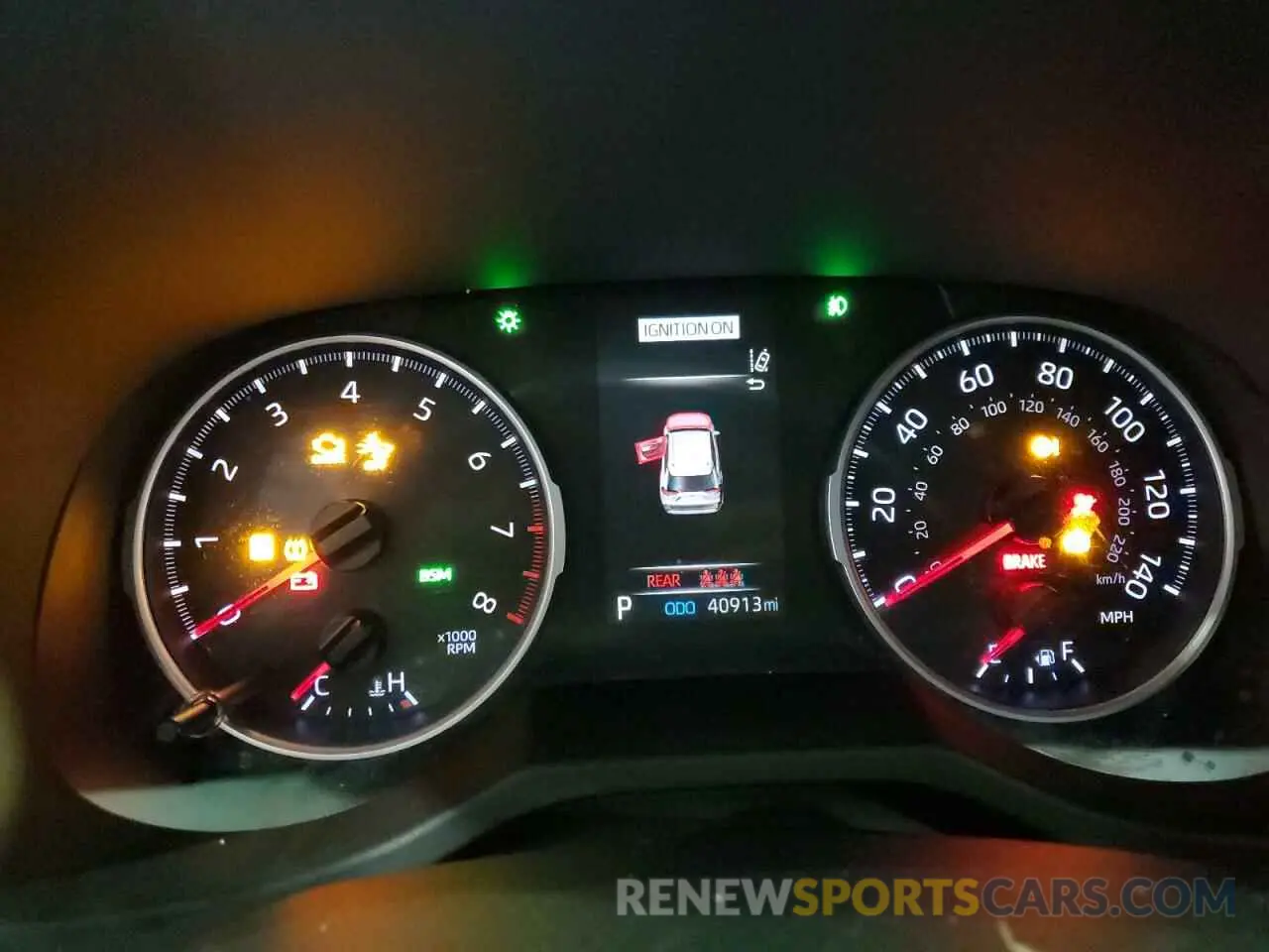 9 Photograph of a damaged car JTMA1RFV2KD033361 TOYOTA RAV4 2019