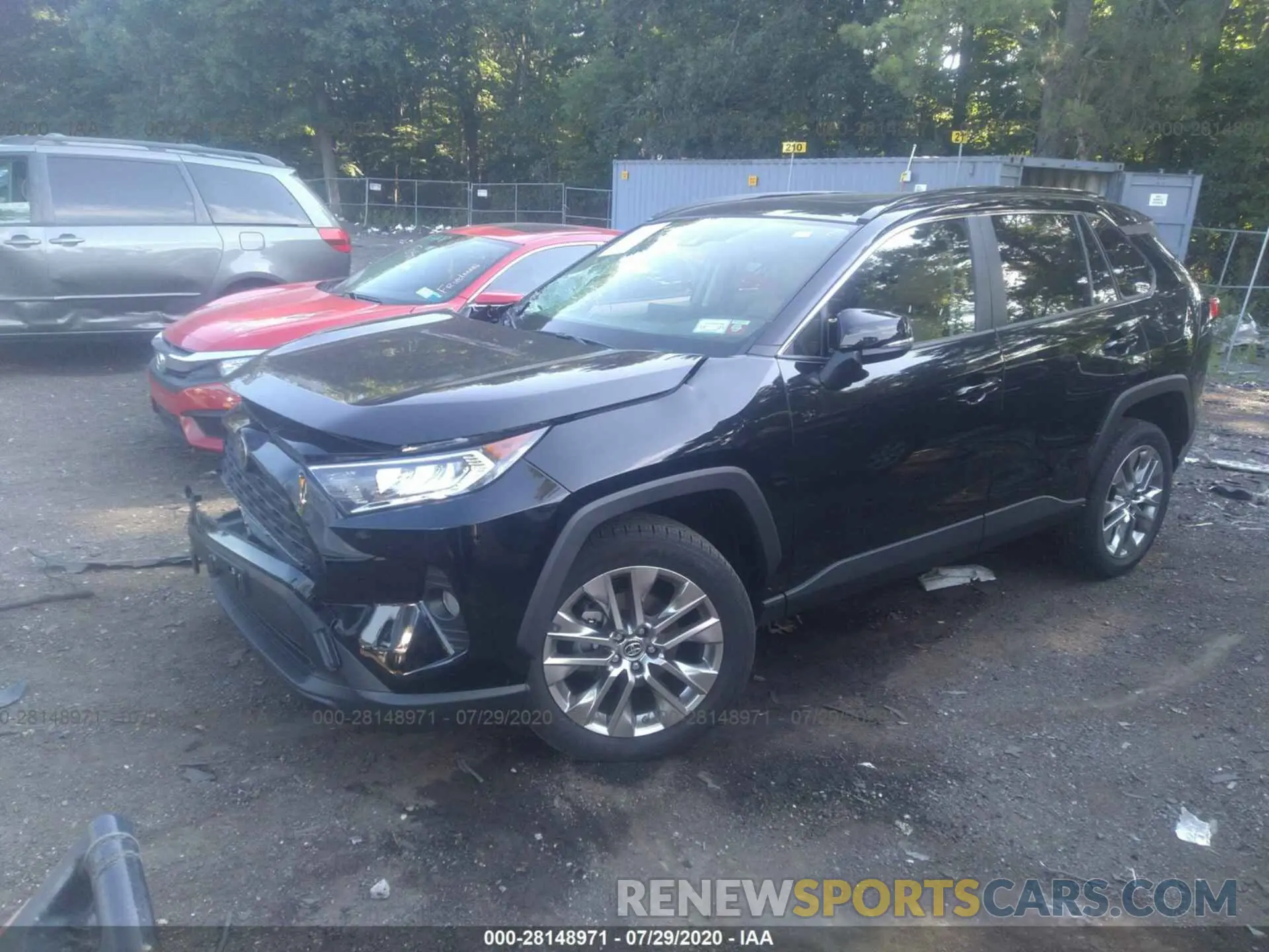 2 Photograph of a damaged car JTMA1RFV2KD045154 TOYOTA RAV4 2019