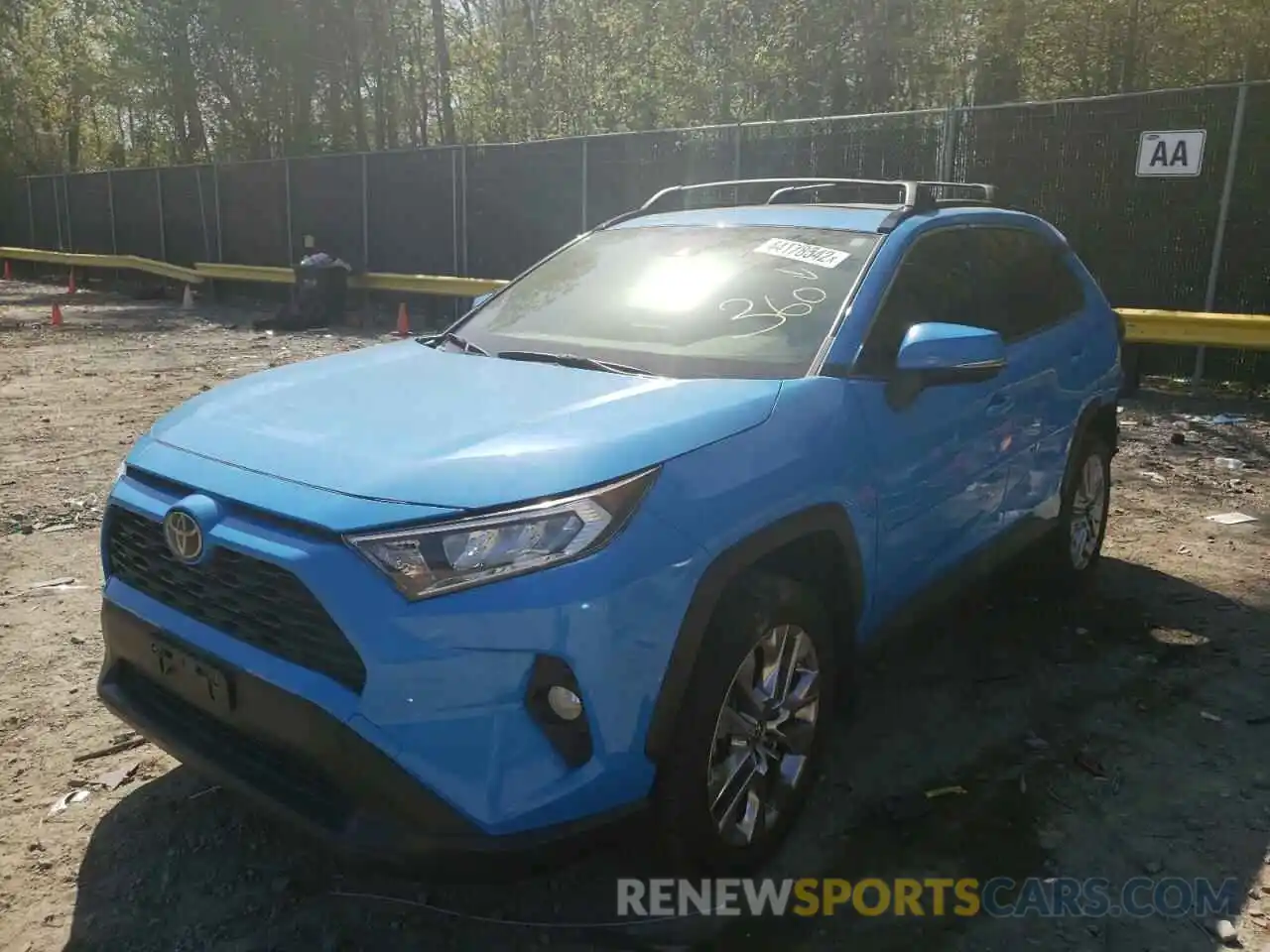 2 Photograph of a damaged car JTMA1RFV2KD502223 TOYOTA RAV4 2019