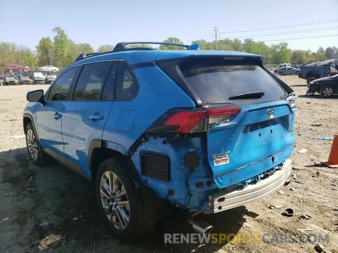 3 Photograph of a damaged car JTMA1RFV2KD502223 TOYOTA RAV4 2019