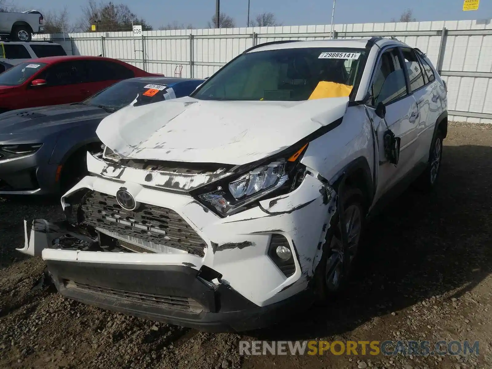 2 Photograph of a damaged car JTMA1RFV2KD502321 TOYOTA RAV4 2019