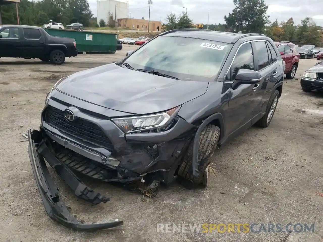 2 Photograph of a damaged car JTMA1RFV2KD504554 TOYOTA RAV4 2019