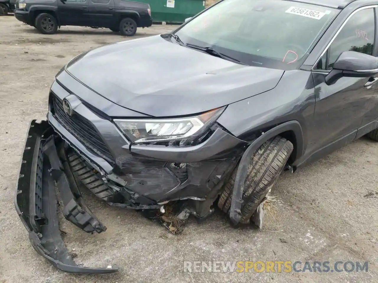 9 Photograph of a damaged car JTMA1RFV2KD504554 TOYOTA RAV4 2019