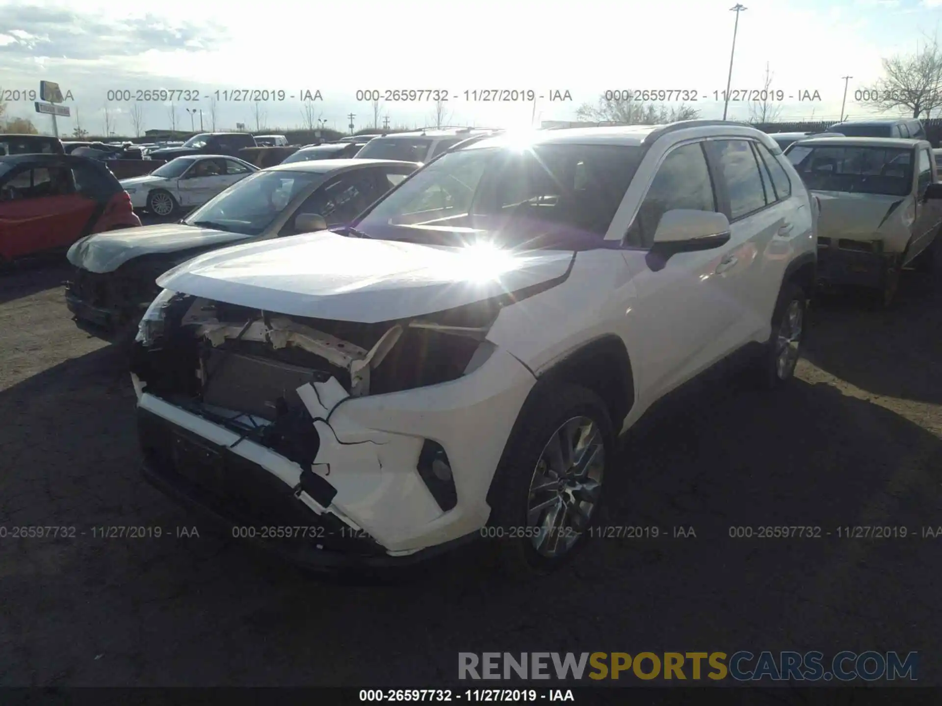 2 Photograph of a damaged car JTMA1RFV3KD037032 TOYOTA RAV4 2019