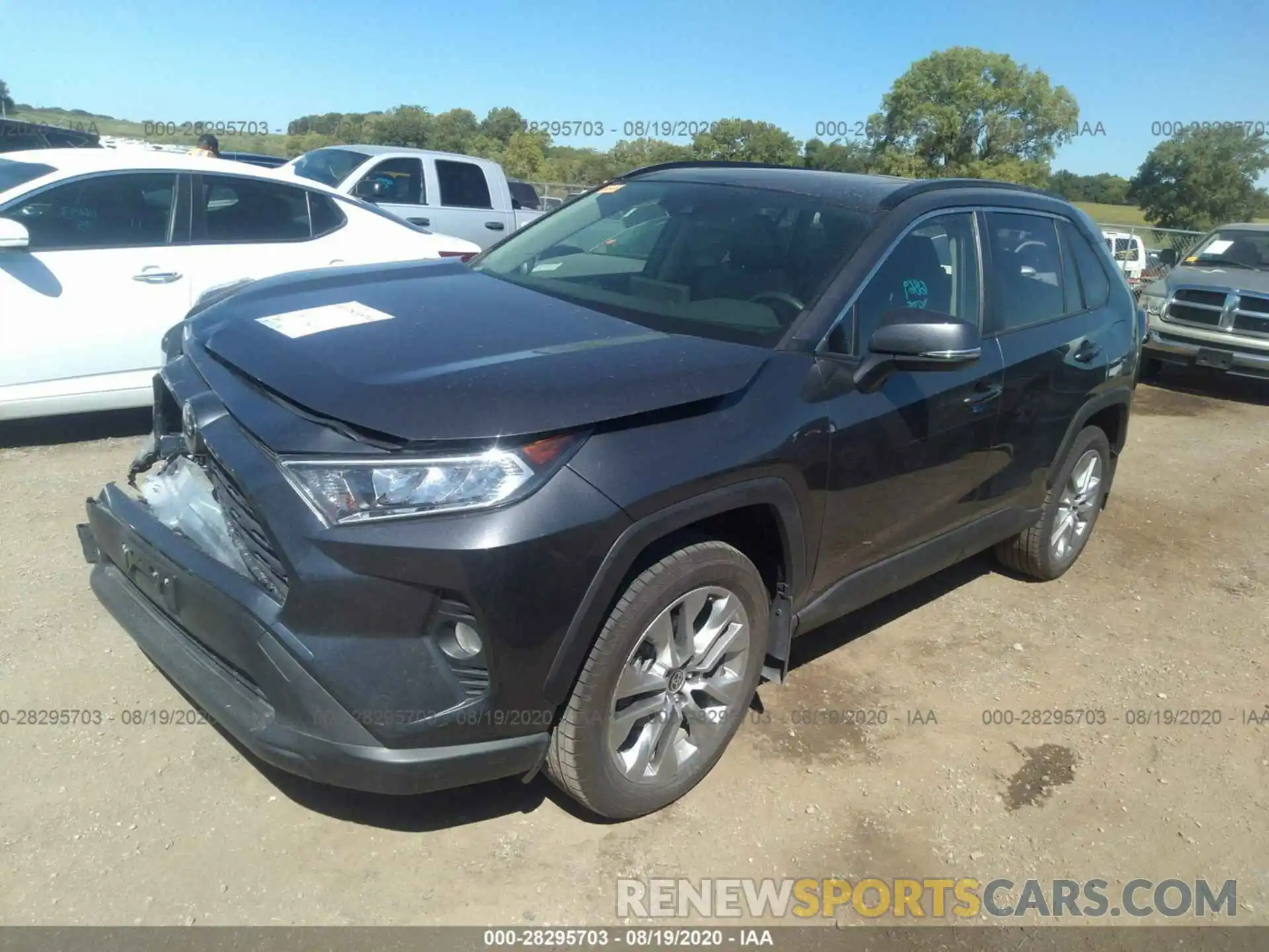 2 Photograph of a damaged car JTMA1RFV3KD041307 TOYOTA RAV4 2019