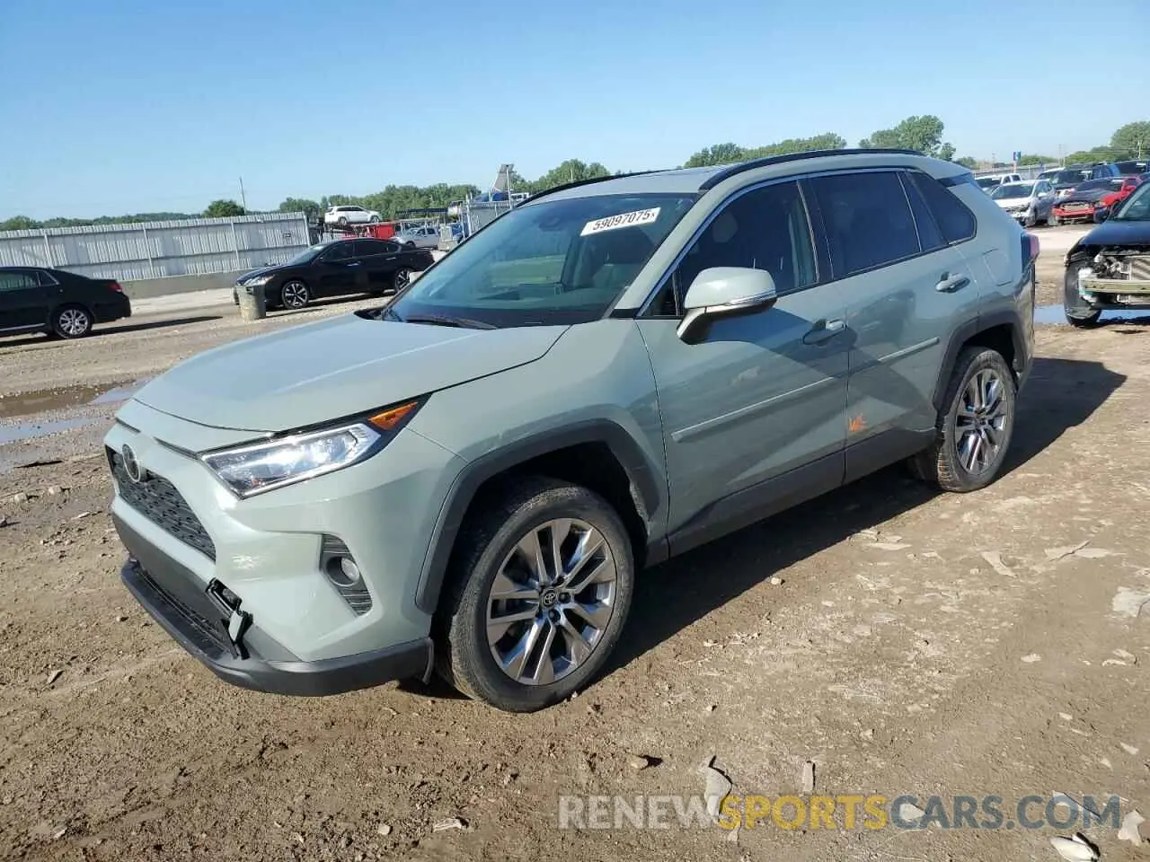 1 Photograph of a damaged car JTMA1RFV3KD042232 TOYOTA RAV4 2019