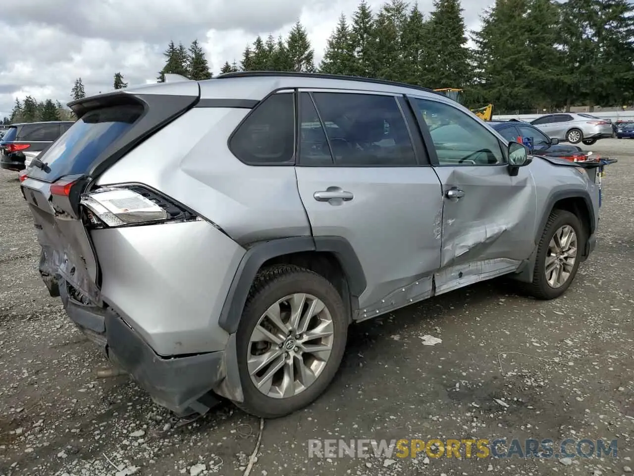 3 Photograph of a damaged car JTMA1RFV3KD504742 TOYOTA RAV4 2019