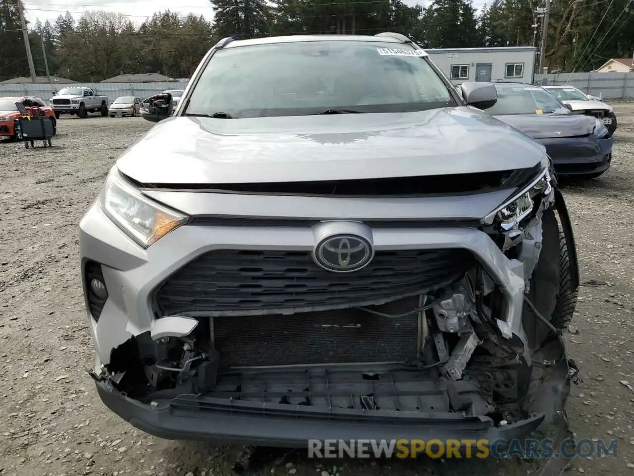 5 Photograph of a damaged car JTMA1RFV3KD504742 TOYOTA RAV4 2019