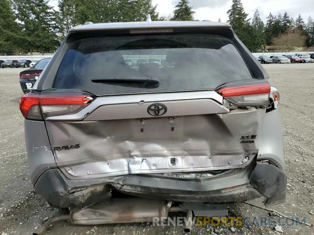 6 Photograph of a damaged car JTMA1RFV3KD504742 TOYOTA RAV4 2019