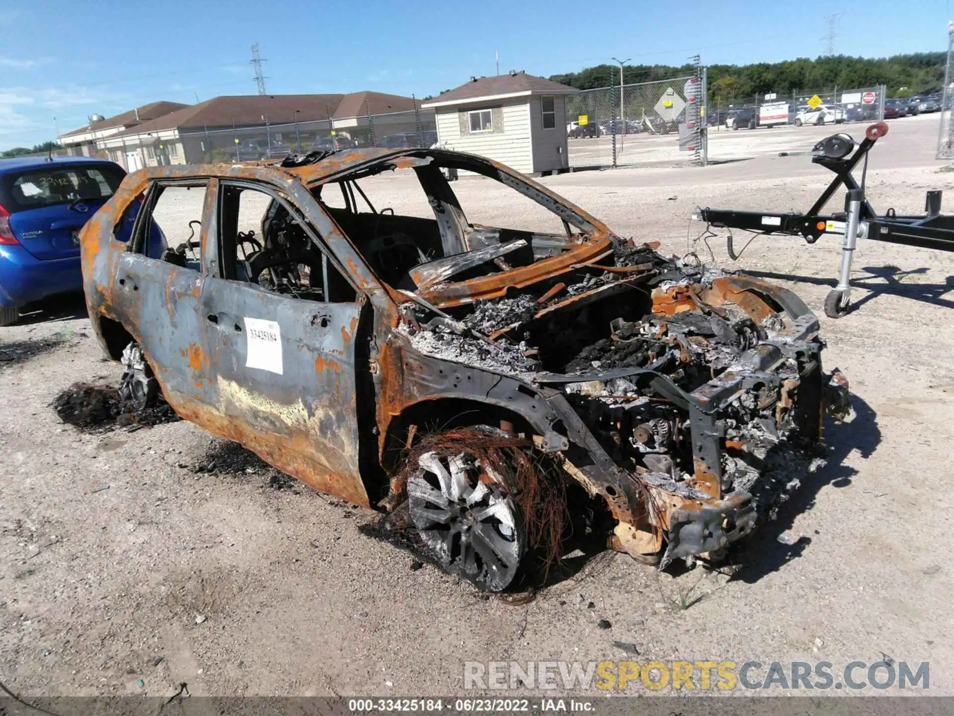 1 Photograph of a damaged car JTMA1RFV3KD516275 TOYOTA RAV4 2019