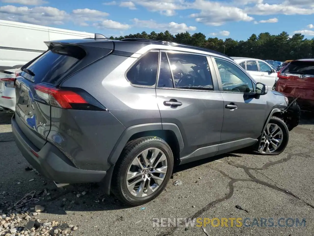 3 Photograph of a damaged car JTMA1RFV3KD516342 TOYOTA RAV4 2019