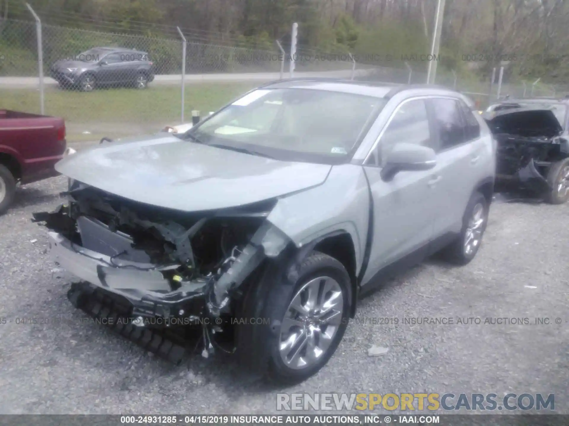 2 Photograph of a damaged car JTMA1RFV4KD009482 TOYOTA RAV4 2019