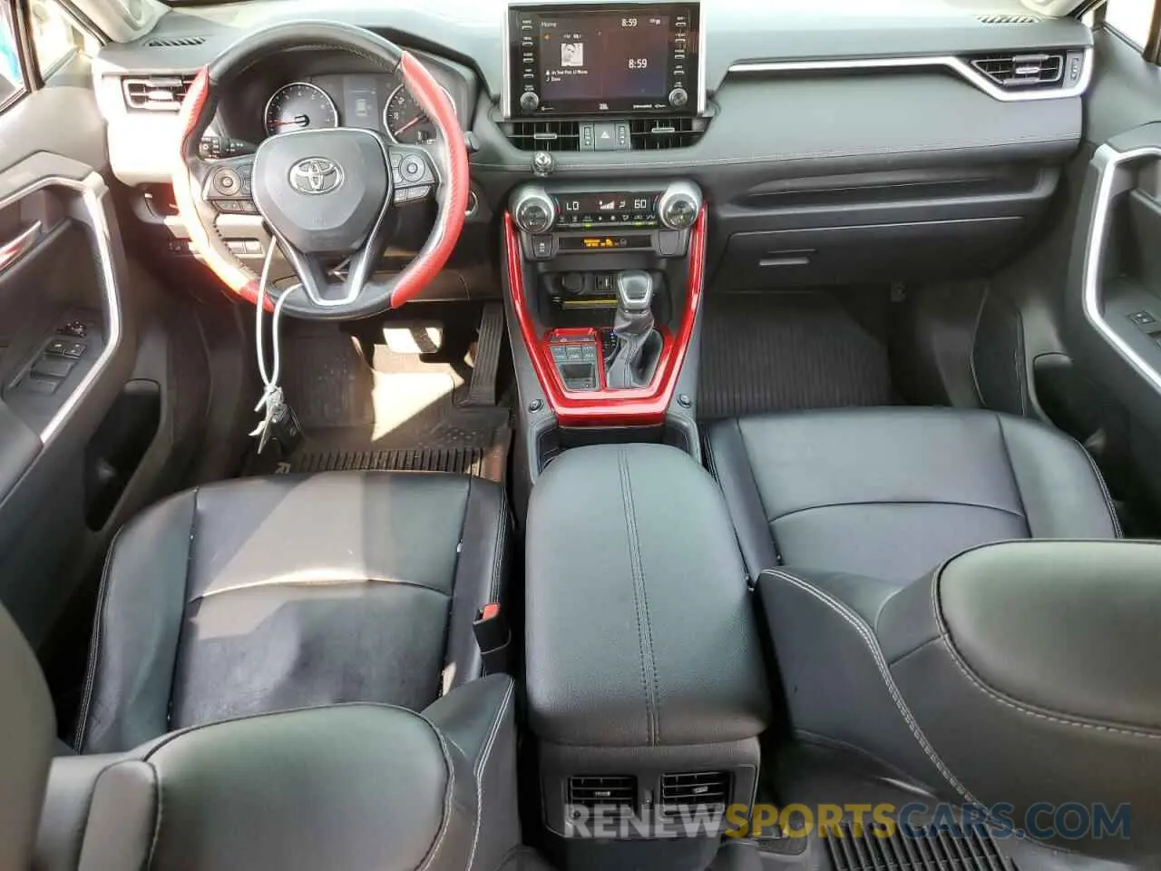 8 Photograph of a damaged car JTMA1RFV4KD502708 TOYOTA RAV4 2019