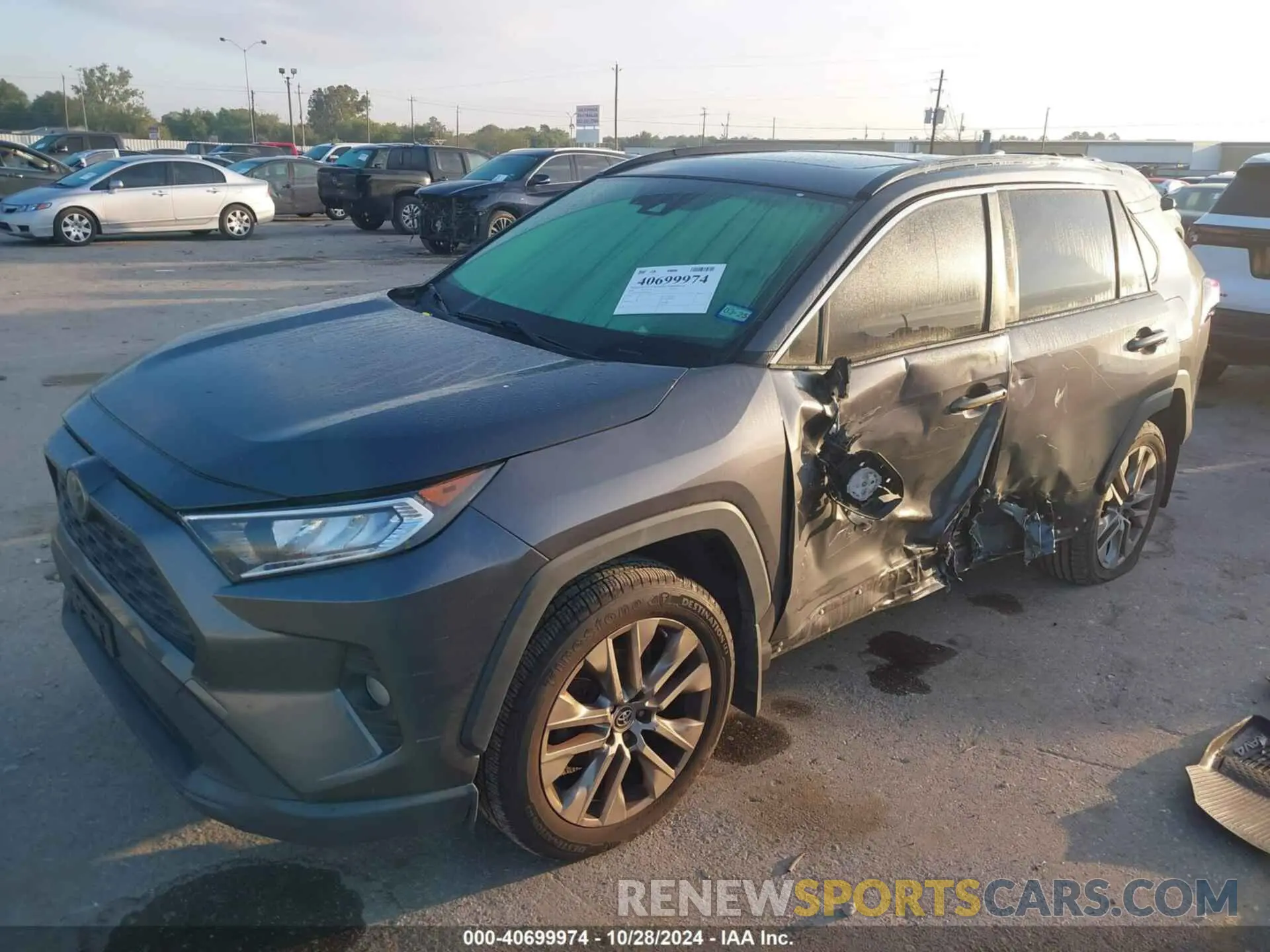 2 Photograph of a damaged car JTMA1RFV5KD009541 TOYOTA RAV4 2019