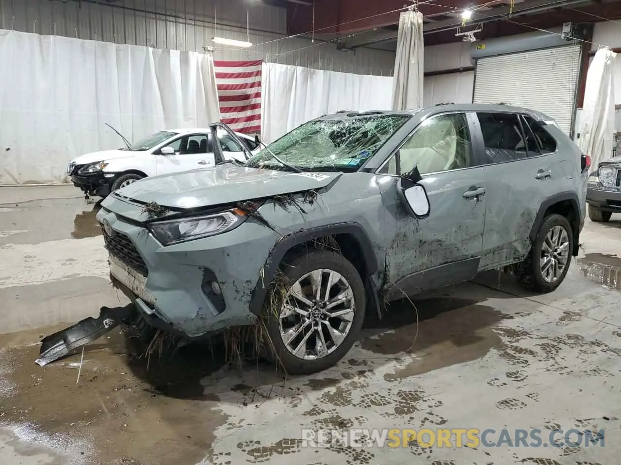 1 Photograph of a damaged car JTMA1RFV5KD010155 TOYOTA RAV4 2019