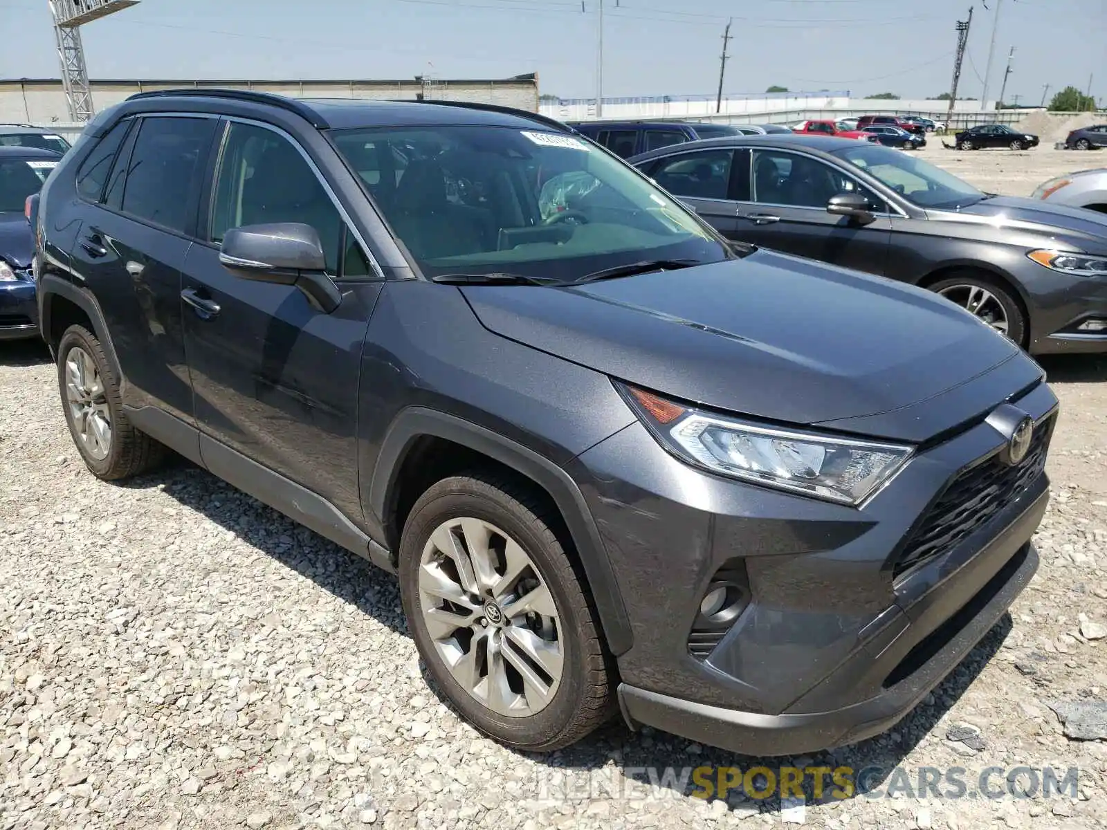 1 Photograph of a damaged car JTMA1RFV5KD018210 TOYOTA RAV4 2019