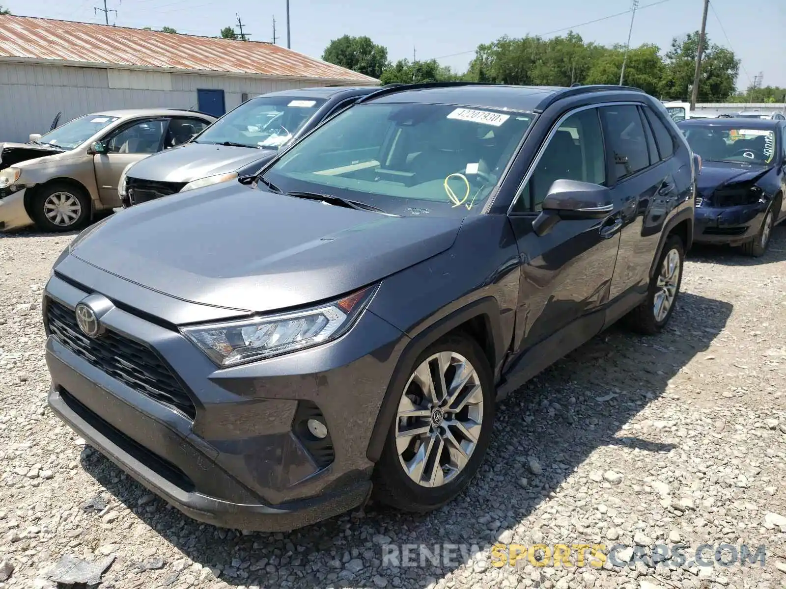 2 Photograph of a damaged car JTMA1RFV5KD018210 TOYOTA RAV4 2019