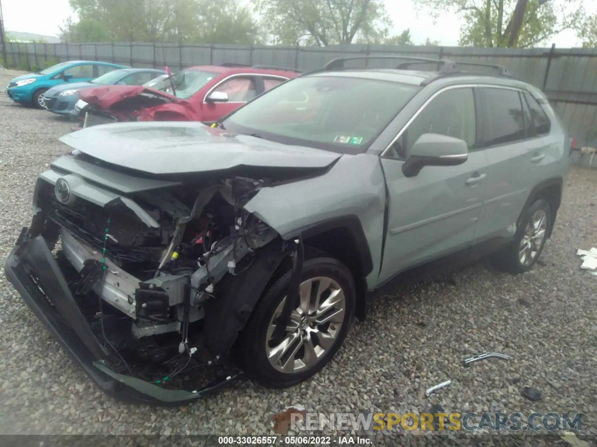 2 Photograph of a damaged car JTMA1RFV5KD505021 TOYOTA RAV4 2019