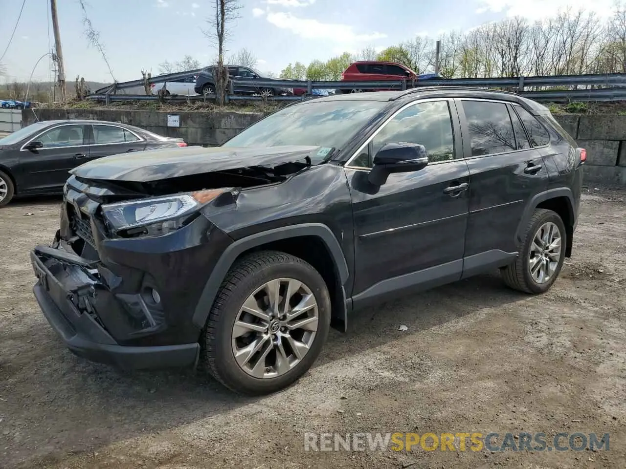 1 Photograph of a damaged car JTMA1RFV5KD509117 TOYOTA RAV4 2019